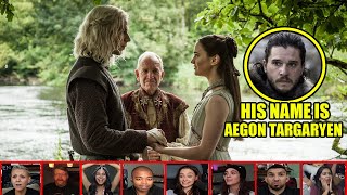 Fans React to Jon Snow being Aegon Taergeryen – Game of Thrones 7x7  The Dragon and the Wolf [upl. by Secnirp]