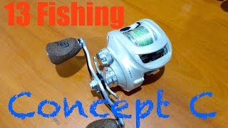 13 Fishing Concept C Baitcast Review [upl. by Ylyl]