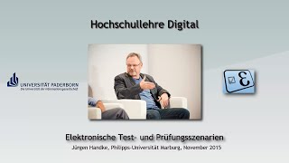 Hochschullehre Digital  Digitale Test und Prüfungsszenarien [upl. by Eniagrom970]