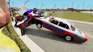 Beamng Banger Racing Crashes 22 [upl. by Limay]