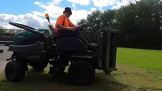 Ransomes parkway grass cutter review and business talk [upl. by Tella]