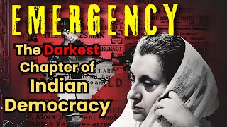 Emergency in India। Darkest chapter in Indian democracy। [upl. by Evangelina867]