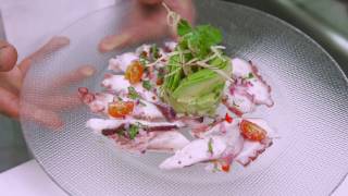 Rezepte Tiradito de Pulpo  Pulpo Carpaccio [upl. by Atarman588]