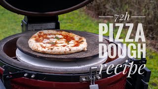 My 72h Pizza dough pizza setup in the kamado joe [upl. by Adnowat]