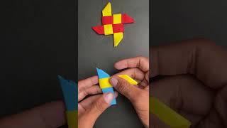 Origami Easy  How to Make a Paper Ninja Star Shuriken Easy  Beginner Friendly Tutorial shorts [upl. by Assecnirp351]