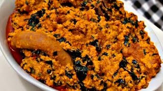 HOW TO COOK AUTHENTIC ASSURANCE FRESH WATERLEAF AND UGULEAF PARTY SOUPREAL NIGERIAN WAY [upl. by Wyatt]