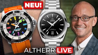 Neue Uhren von Breitling OMEGA und TAG Heuer mit Christoph  ALTHERR Live [upl. by Stevena273]