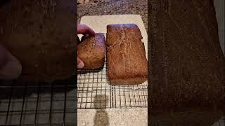 Higher hydration 100 whole wheat overnight COLD ferment update One with chia seeds [upl. by Adnaram]