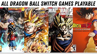 All Dragon Ball Switch Games Playable  Switch Emulator Android [upl. by Eusassilem]