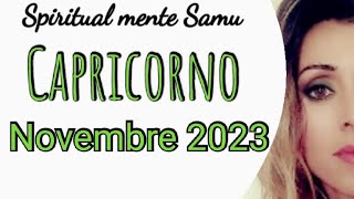 Capricorno♑ Novembre 2023 previsioni 🔮Tarocchi🔮 [upl. by Halian]