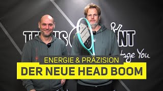 Der neue HEAD BOOM  Explosive Power trifft auf intensives Spielgefühl  HandsOn  TennisPoint [upl. by Calabrese]