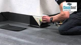 Rubber Roof External Corner  EPDM Installation Guides and Training [upl. by Noerb]