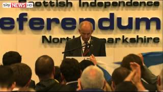 North Lanarkshire Votes Yes To Independence [upl. by Eirdua]