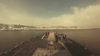 USS BENFOLD Northern Patrol Winter 2016 [upl. by Krock]