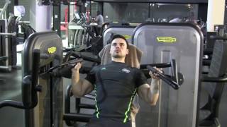 Shoulder Press Technogym Element [upl. by Croner236]