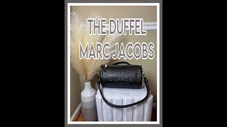 MARC JACOBS THE DUFFEL BAG REVIEW amp WHAT FITS  LUX WIFE LIFE [upl. by Clint799]