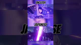 You Will Be Inlaid Upon This Statue  Genshin Impact English Vs Japanese [upl. by Hasseman]