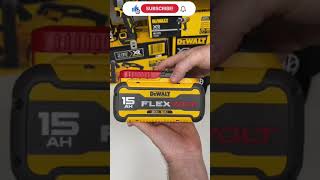 🚨📣 First Look NEW 15Ah DeWALT FLEXVOLT Battery Unboxing amp Quick DEMO With Power Tools 👀 [upl. by Enelime]