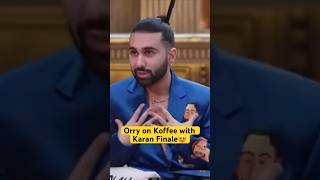 Orry on Koffee with Karan Finale episode is super funny viral short [upl. by Yahiya]