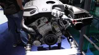 ALPINA B3 BiTurbo 410HP Engine N55 in detail  IAA Frankfurt 2013 [upl. by Remy]