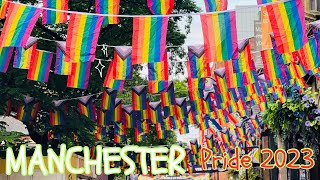 Manchester Pride 2023 \\ manchester pride pridemonth canalstreet lgbtq lgbt lgbtqia uklgbtqa [upl. by Godwin]