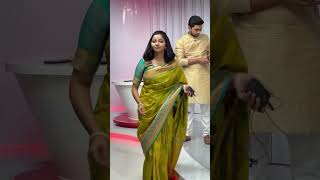 saree breakingnews shraddhashirke love currentaffairs wedding [upl. by Yllak]