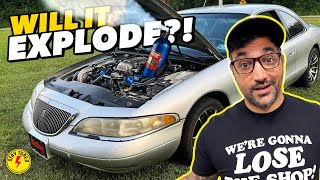 CRAMMING A Bunch Of NITROUS Into My 600 HORSEPOWER TURBO Lincoln [upl. by Duaner]