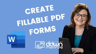 Create Fillable Forms beginning with Microsoft Word and transitioning into PDF  Request Signatures [upl. by Nitsed]