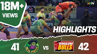 Pro Kabaddi 2018 Highlights  Patna Pirates vs Bengaluru Bulls  Pawan Sehrawat 14 Raid Points [upl. by Alena]