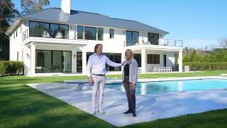 Tour a 9995M New Construction Hamptons Estate Completed by Celebrity Developer Joe Farrell [upl. by Iron153]