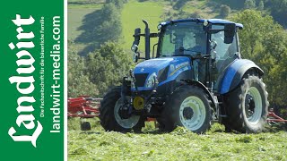 New Holland T575 Praxistest  landwirtmediacom [upl. by Ailedroc846]