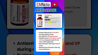 Amiodarone for ACLS nursing doctor medical [upl. by Lemraj]