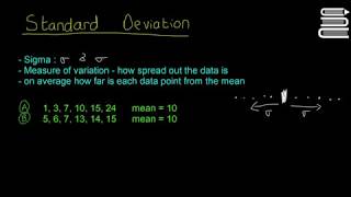 Leaving Cert Maths  Statistics 16  Standard Deviation [upl. by Anitteb398]