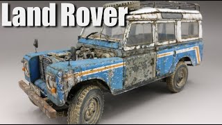 Land Rover Series III LWB 124 Revell  Car Model [upl. by Canty]