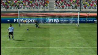 2010 FIFA World Cup South Africa  Argentina vs España  Xbox 360  HD [upl. by Rosanne642]