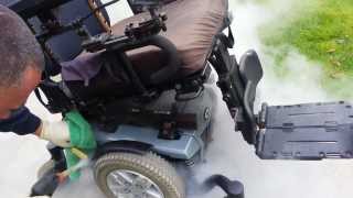 How to CleanSanitize a Wheelchair and Medical Equtment [upl. by Geraint414]