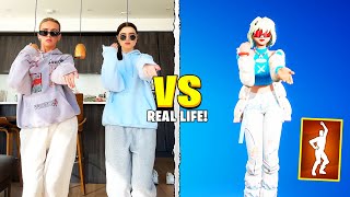 FORTNITE ICON SERIES amp TIKTOK DANCES IN REAL LIFE Social Climber Popular Vibe Starlit Chapter 5 [upl. by Adelaja]