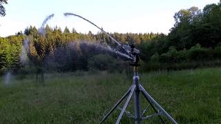 Irrigation de prairie avec un canon agricole [upl. by Bent794]