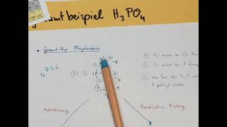 CH7 ePaarBindung Modellerweiterungen Gesamtbeispiel H3PO4 Phosphorsäure [upl. by Jerrilee]