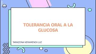 test de tolerancia oral a la glucosa [upl. by Airdna]