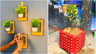 Creative DIY Planter and Wall Hanging Crafts  Recycle and Decorate Your Space with Cardboard [upl. by Belldas]