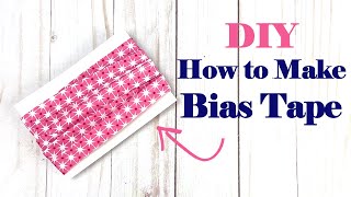 DIY How to Make BIAS BINDING or BIAS TAPE  TUTORIAL [upl. by Willi]