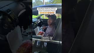 Uber Delivery Driver Eats Customers Food [upl. by Sher]