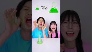 big chemical vs small chemical Eating Challenge shorts humanitychallenge viral foodchallenge [upl. by Lenor]