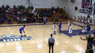 PG County Boys Middle School Basketball Championship 201415 Tasker vs Madison 11015 [upl. by Ahsikel]