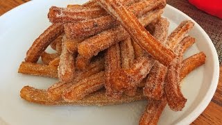 CHURROS CASEROS RECETA FACIL Jenny Salas [upl. by Bevers208]