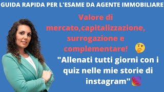 Il valore di mercato di capitalizzazione dei redditi di surrogazione e complementare [upl. by Congdon]