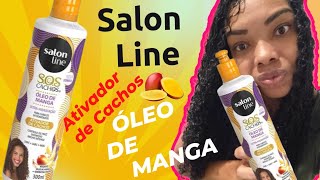 Salon Line ativador de cachos óleo de manga [upl. by Adekam880]