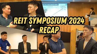 My first time speaking at an investing event  Why do Singaporeans invest in REITs [upl. by Pacificia]