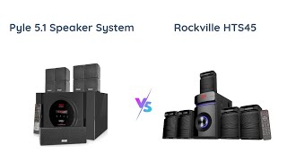 Pyle 51 Channel vs Rockville HTS45  Home Theater Speaker System Comparison [upl. by Htebizile]